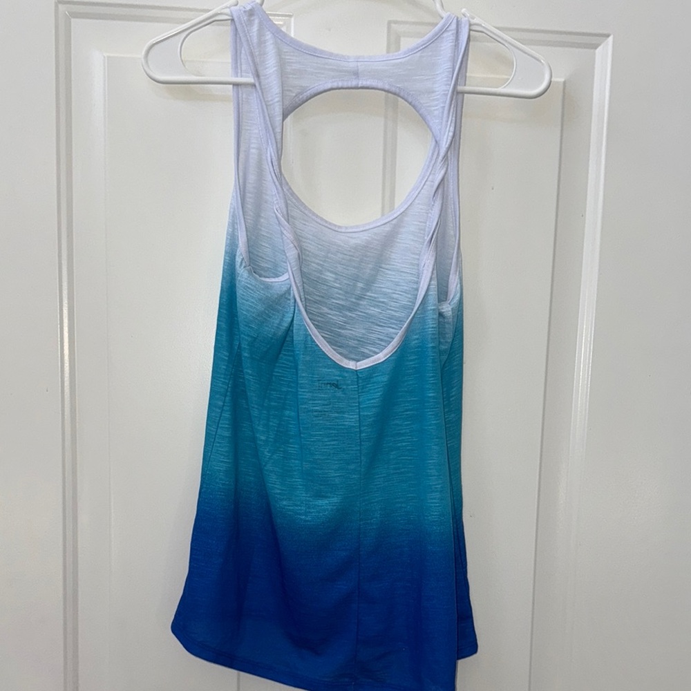 Jenni Ombre Relaxed Sleeveless Tank Top - Picture 2 of 3